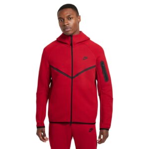 289305 nike tech fleece sportswear vest rood zwart.jpg